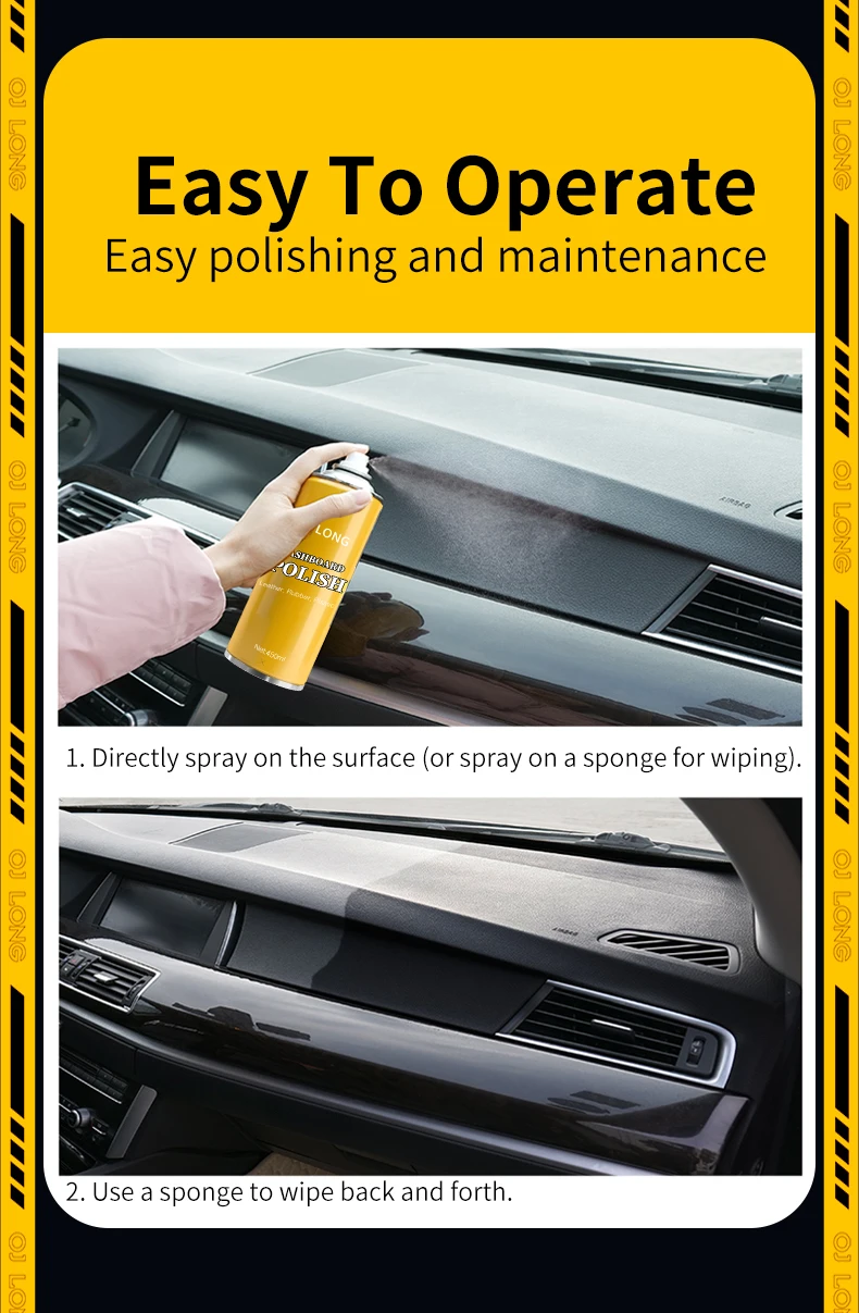 Car Care Products Car Liquid Wax Leather Polish Wax Dashboard Polish Dashboard Spray Dashboard