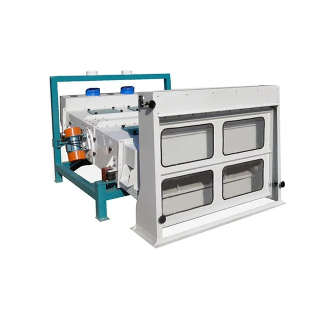 TQLZ125 Grain Cleaning and Grading Machines Vibratory Paddy Wheat Cleaner for Flour Mill's Pre-Cleaning Process