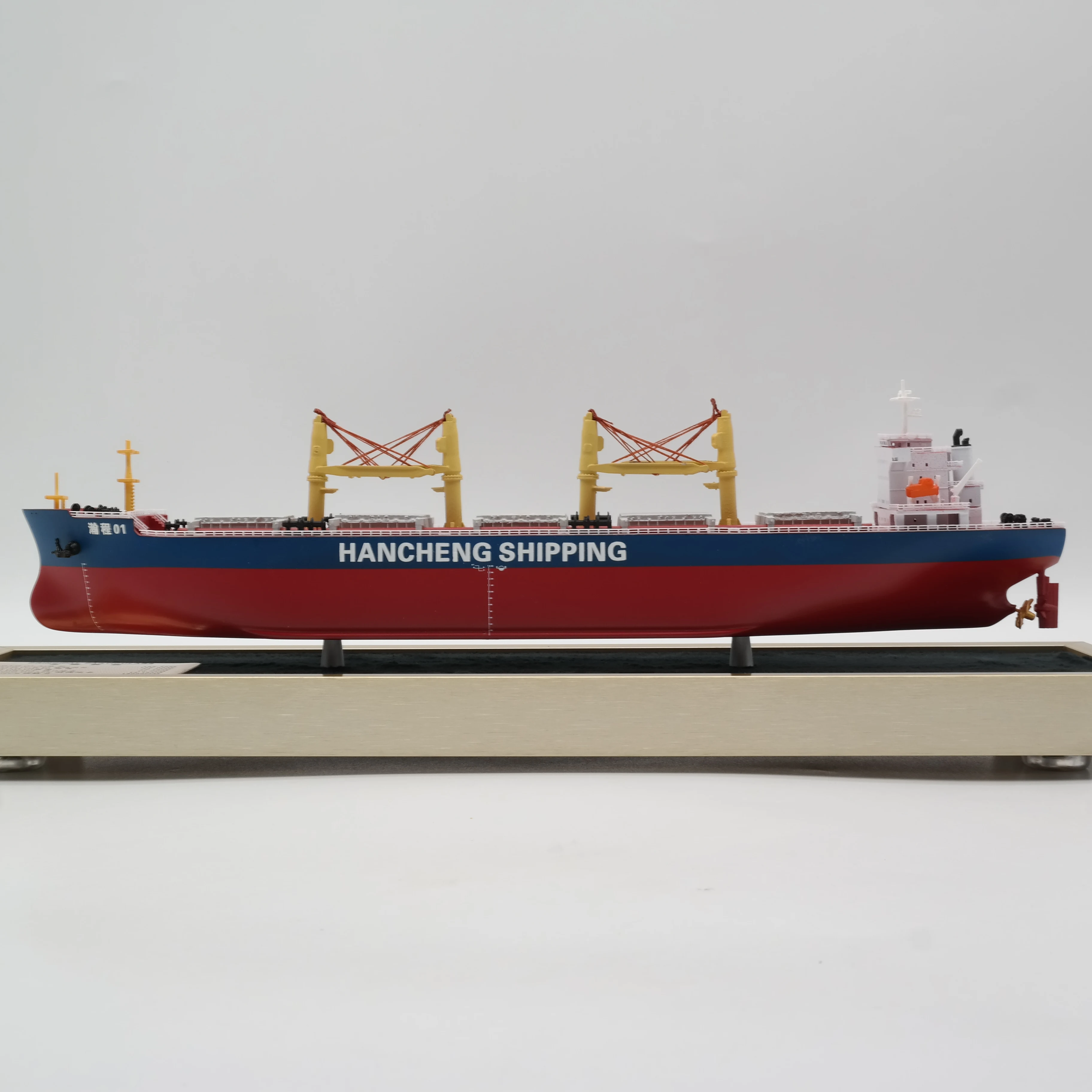 【A】O.A.S Customized 35cm Static Bulk Carrier Model Factory Freight Forwarder Workmanship Model for Christmas Gift Ship Model