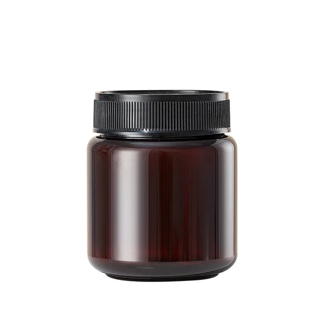180ml Amber PET Plastic Honey Jars With Lid