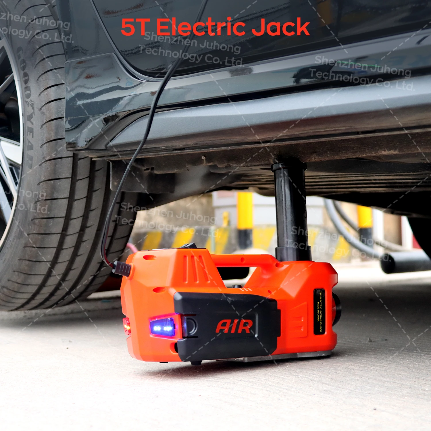 All in One Portable Mini 12V Hydraulic Electric Car Jack and Tire Inflator