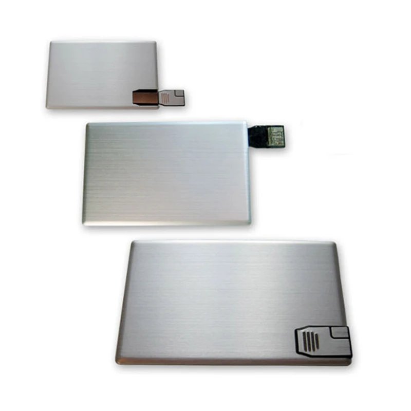 Customer Logo Credit Card USB Flash Memory 2MM Thin Wallet Card USB Flash Drive 8GB