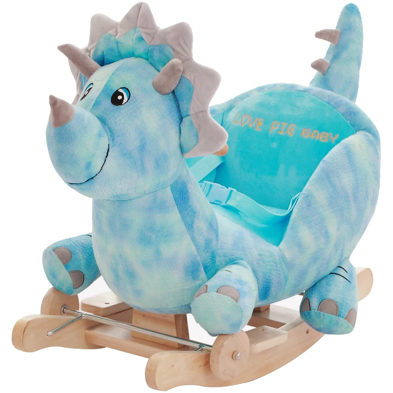 
Hot sale custom stuffed animal toys fashional rocking horse kids ride on toy 