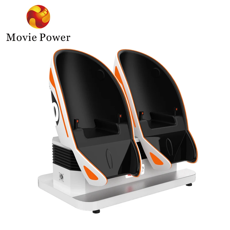Fully Immersive Virtual Reality 4d Game 9d Egg Roller Coaster VR Gaming Simulator