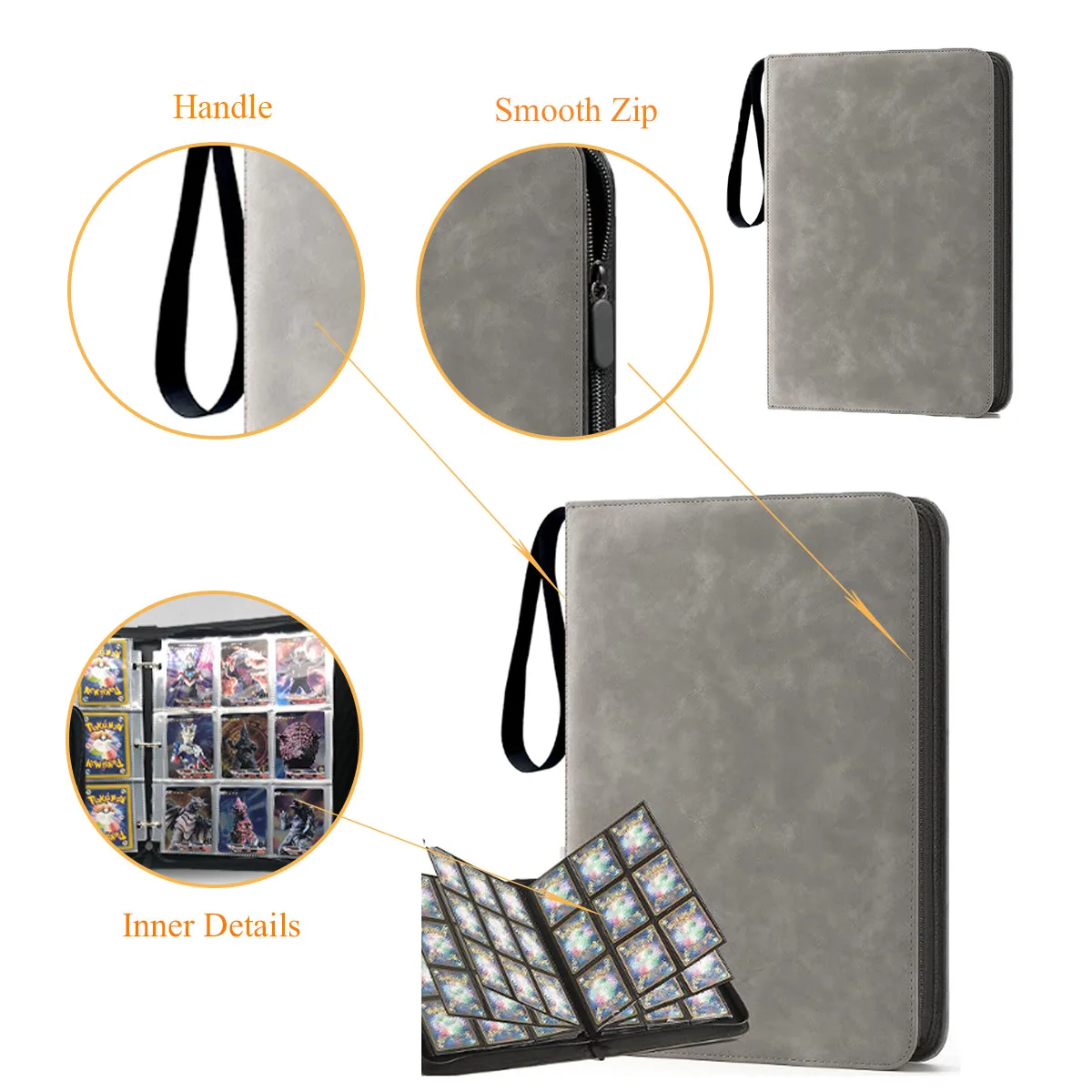 hockey trading card binder Amazon.com: Hockey Card Binder, Trading Card Binder 9 Pocket with 50  Removable Sleeves Fits 900 Sport Cards, 3 Ring Card Holder Binder with  Zipper, Collector Storage Album : Toys & Games