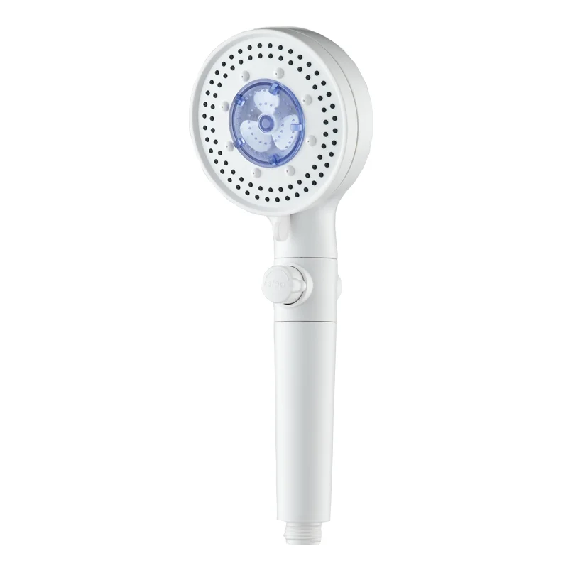 5 Function High Pressure Turbo Fan Shower Head With Filter System Can