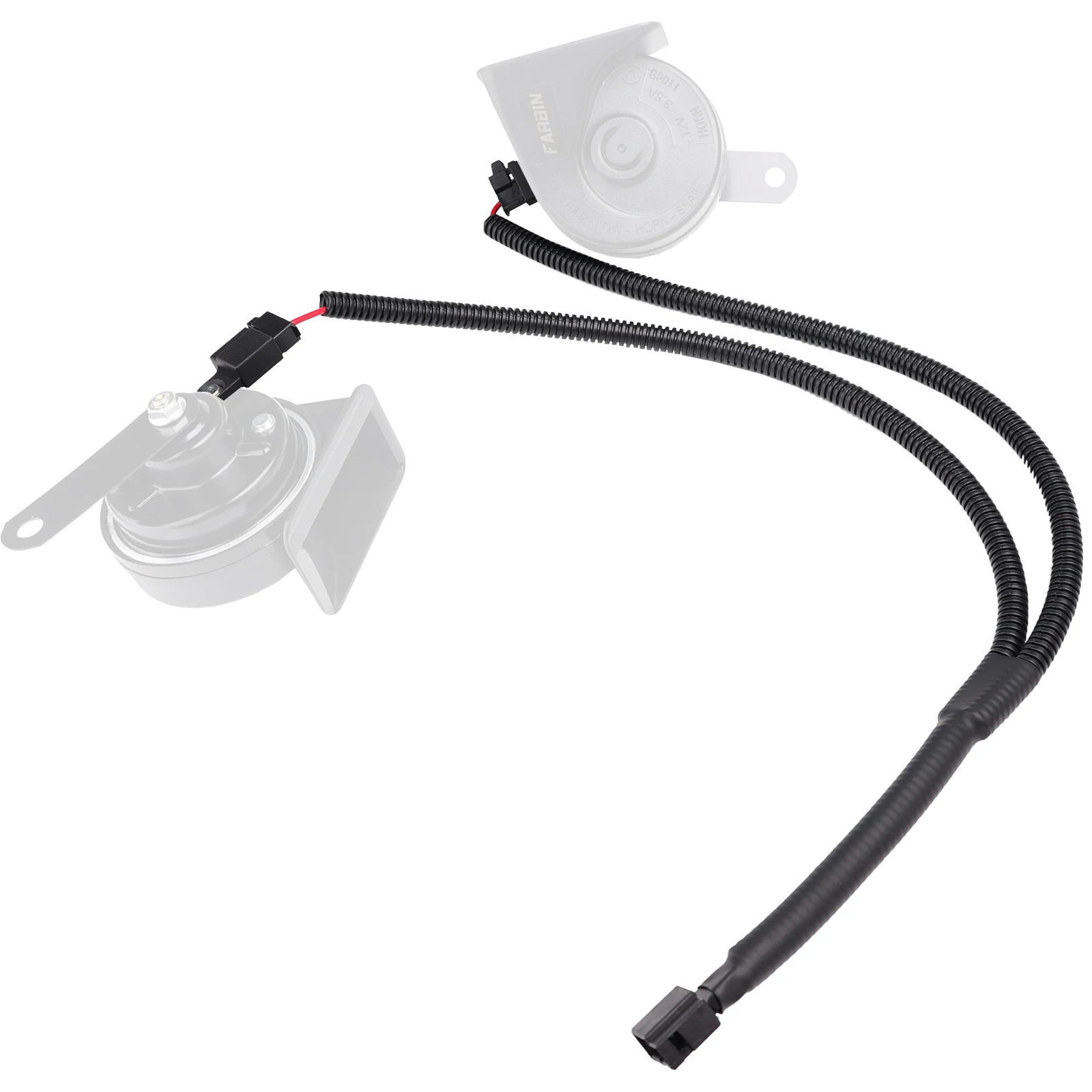 OTOTEC 2Pcs Adaptateur de Fil de Haut-parleur de Voiture Prise Spéciale de Klaxon de Voiture Compatible avec Ford Faisceau de Câblage Prise en Queue de Cochon Connecteur de Klaxon de Voiture Faisceaux