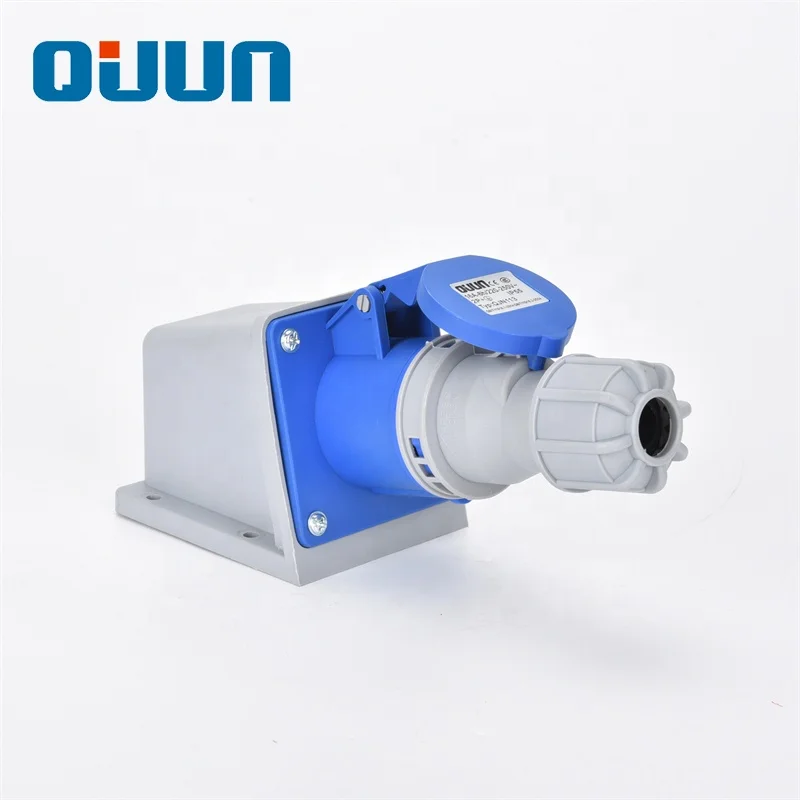 Factory Supply IP55 16amp 3P 110V Industrial electrical wall type Sockets
