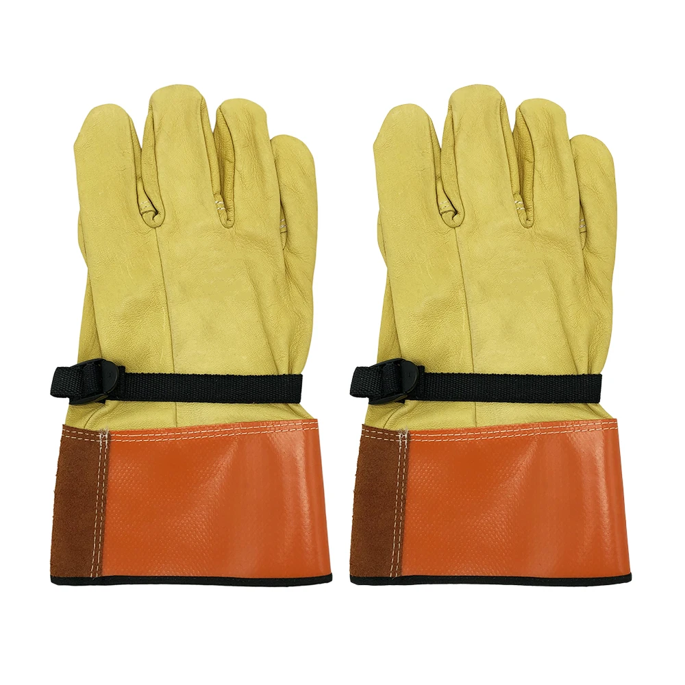 Wholesale Deliwear piel cabra alta tensión en trabajo 25kv guantes para electricistas Lineman From m.alibaba.com