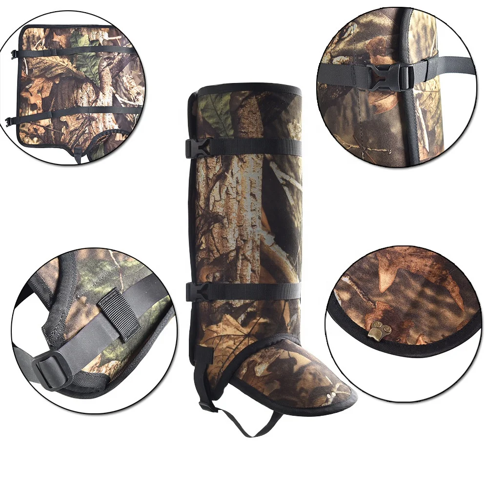 Camo Men and Women Hunting Camping Hiking Anti Biter Proof Snake Gaiter Leggings Bite Protection Chaps with S and L Size
