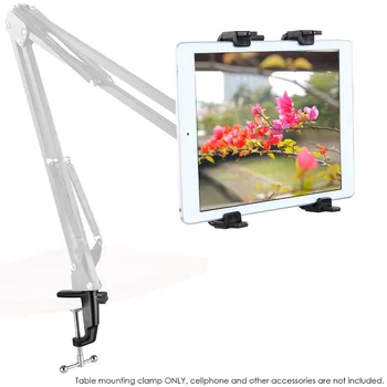 Neewer Metal Table Mounting Clamp for Microphone Suspension  Scissor Arm Stand Holder with an Adjustable Positioning Screw detail image