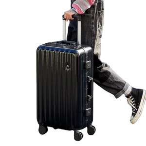 Strong Thick Durable Trolley Box Rolling Luggage 20 24 Inch Travel Boarding Password Box Suitcase Soundproof Wheel