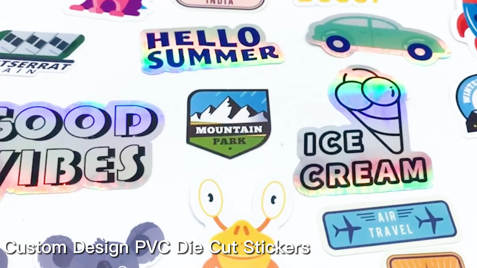 Custom Die Cut Vinyl Stickers Printing,Adhesive Waterproof Pvc Label