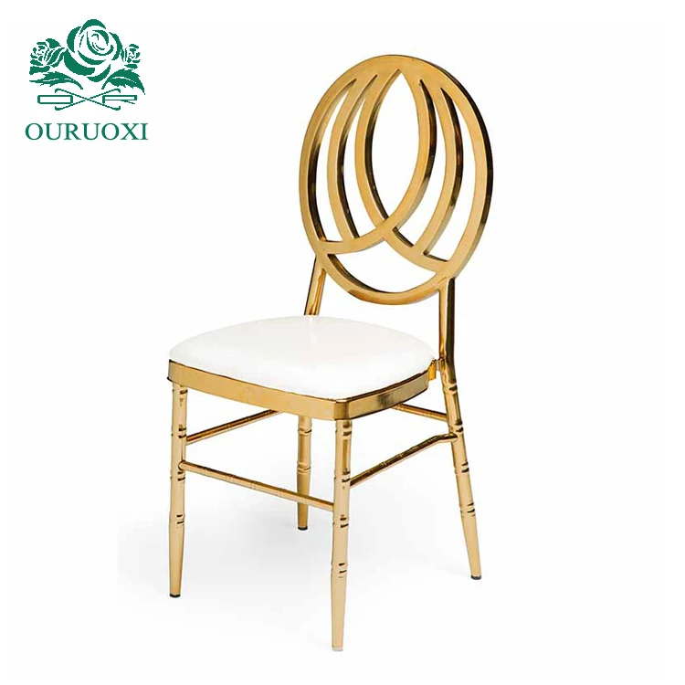 gold stacking chairs