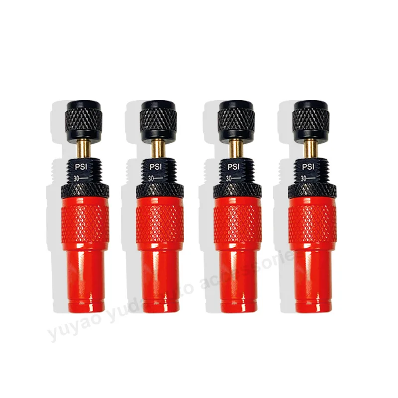 4 Pieces Automatic Tire Deflator Kit Adjustable For Pickup 4x4 Truck