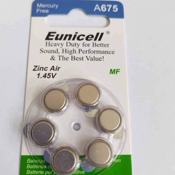 Gendanne trekant Mount Bank Wholesale Eunicell brands a675 p675 pr44 lr44 1.4v hearing aid battery 675  From m.alibaba.com