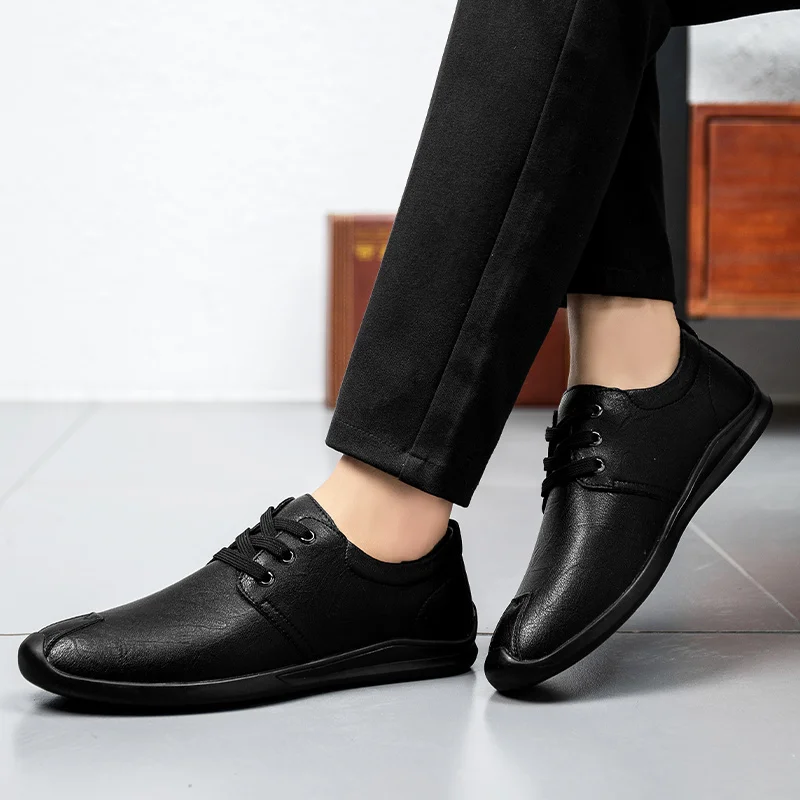 Mens Oxford Factory Price Luxury Italian Stylish Handmade Office Genuine Leather Dress Shoes
