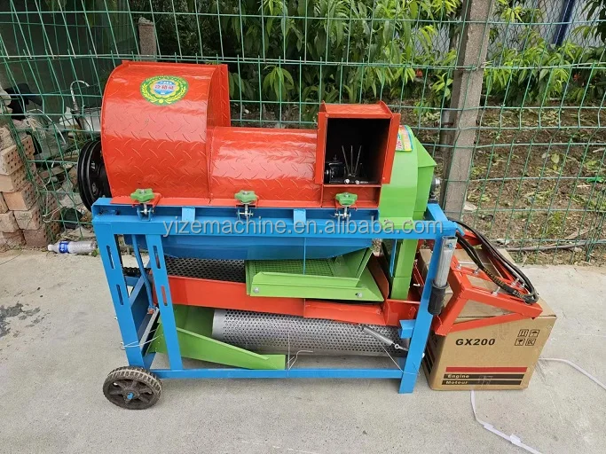 Millet Corn Soybean Sheller Thresher Machine Maize Shelling