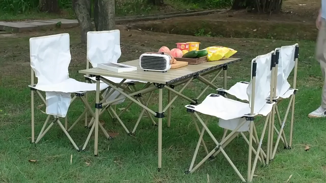 Modern Aluminum Alloy Picnic Table Factory Wholesale Aluminum Alloy