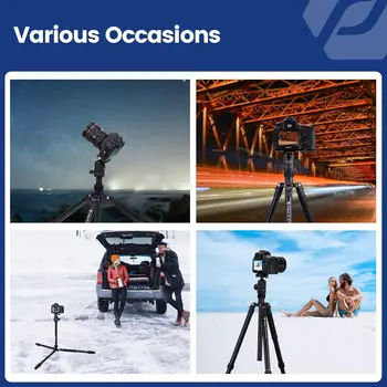 Fotopro 68" Carbon Fiber Travel Tripod Detachable Monopod Heavy Duty Camera Tripod with Ball Head product image
