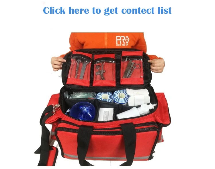Custom Outdoor Waterproof Utility High Quality First Aid Medical Trauma