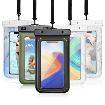 Free sample Cell Phone Accessories Universal Beach Waterproof Bag Pvc Waterproof Phone Pouch Swimming Case Cover Customize