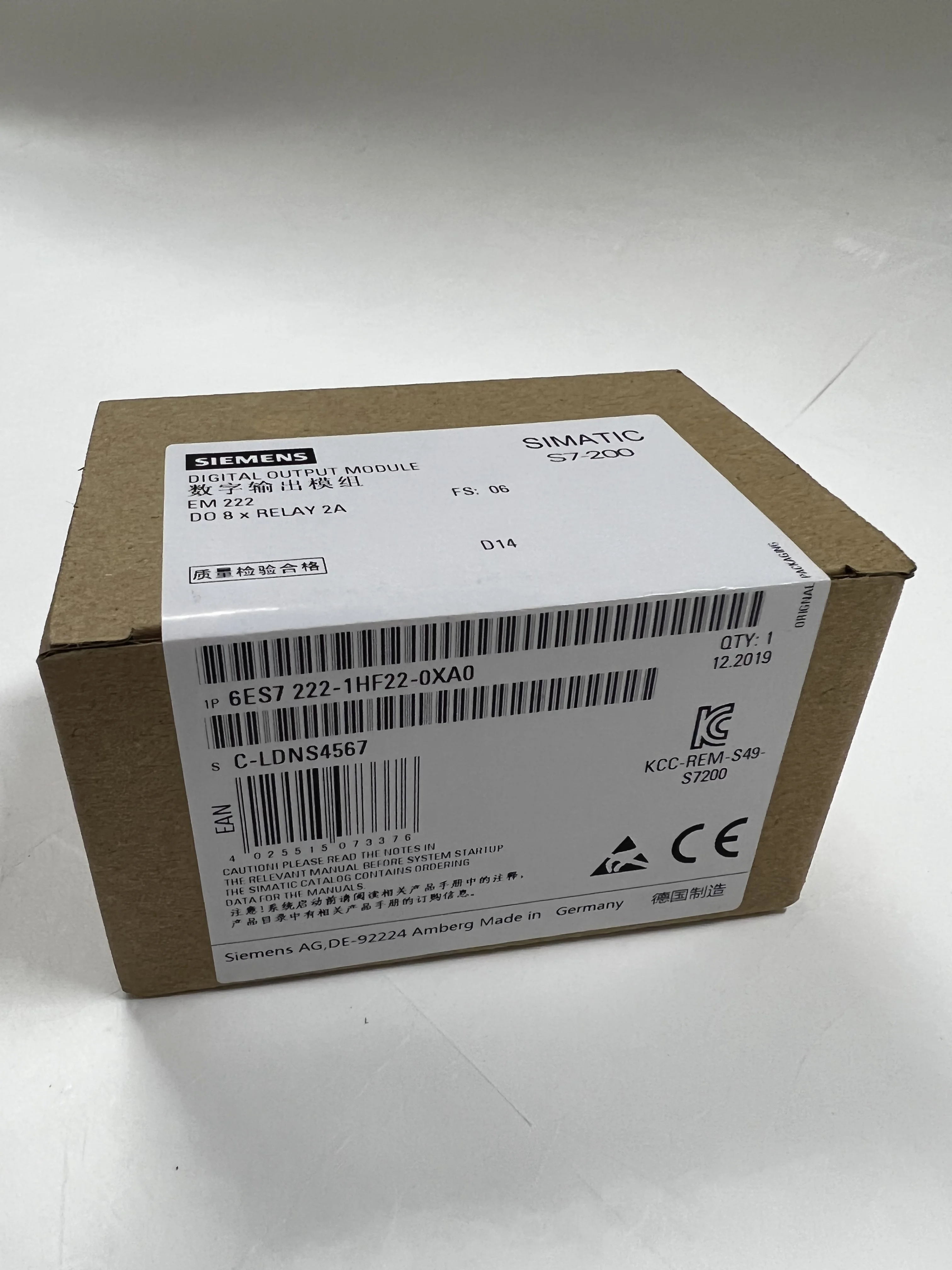 Siemens Digital Output Module SIMATIC S7-200 Series 6ES7222-1HF22-0XA0 Siemens Digital Output Module SIMATIC S7-200 Series 6ES7222-1HF22-0XA0