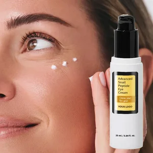 Bulk Korean Vegan Eye Cream Stick Snail Mucin Peptides Collagen Hyaluronic Acid & Anti-Wrinkle Moisturizing Dark Circles Repair