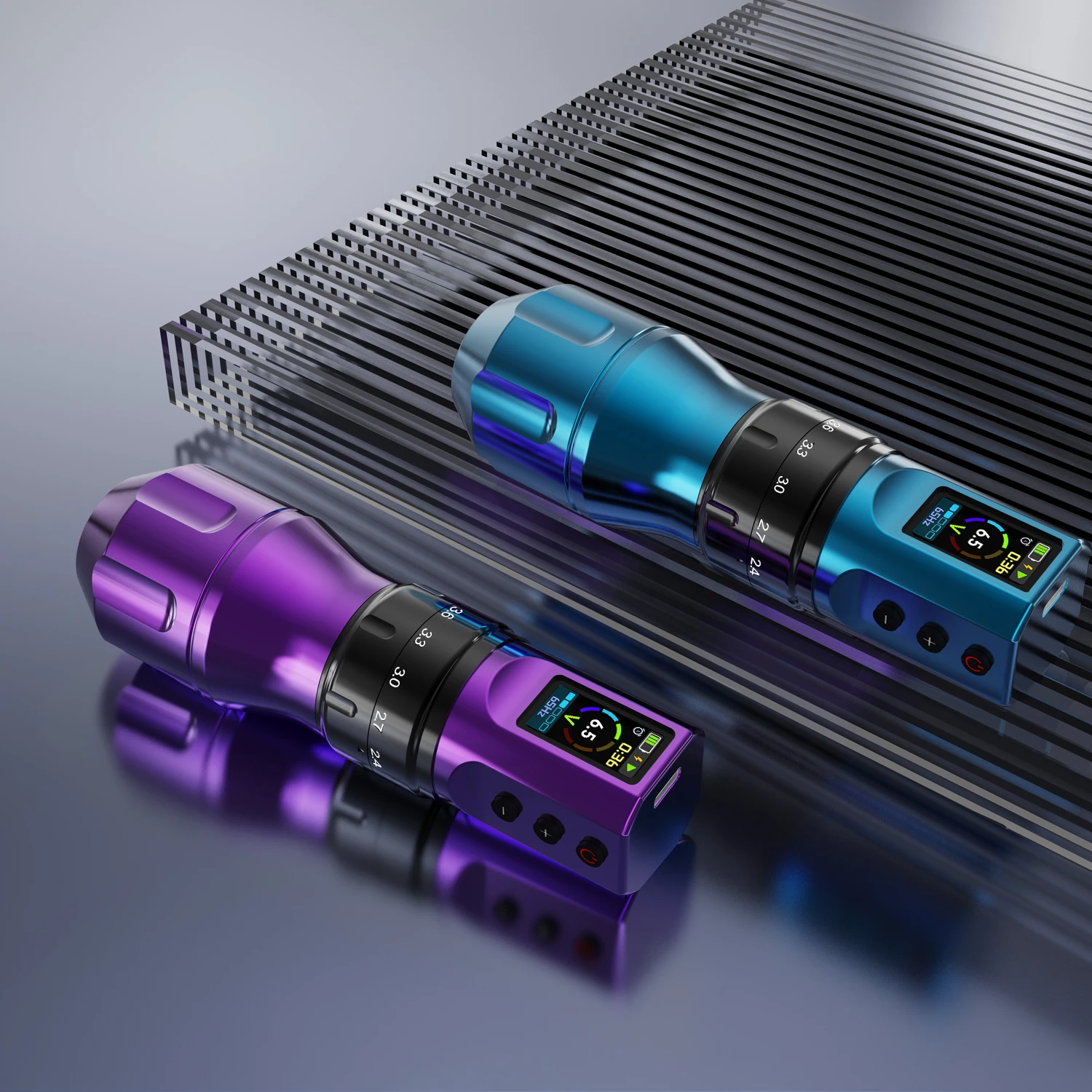 Adjustable Stroke 2.4--4.2mm Inkone Prick Wireless Tattoo Pen Powerful ...