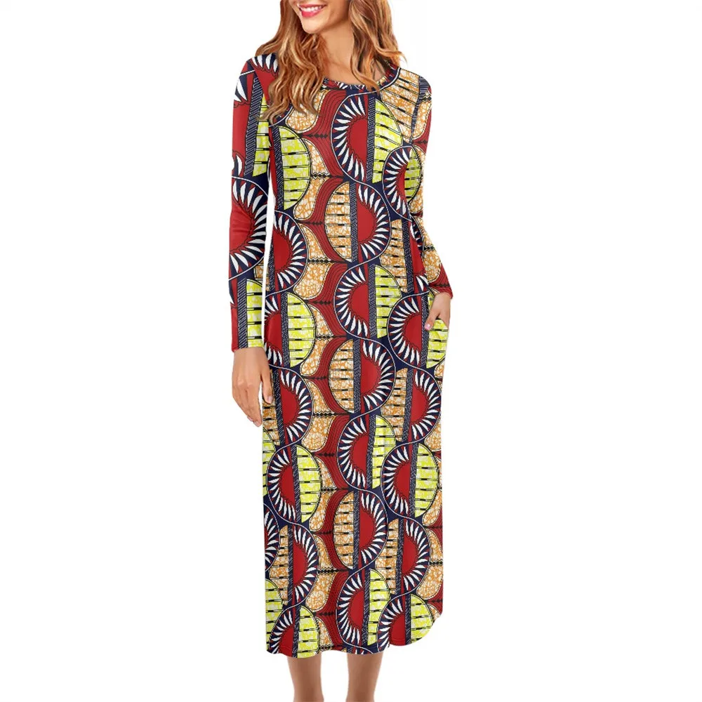 Long sleeved kitenge clearance dresses