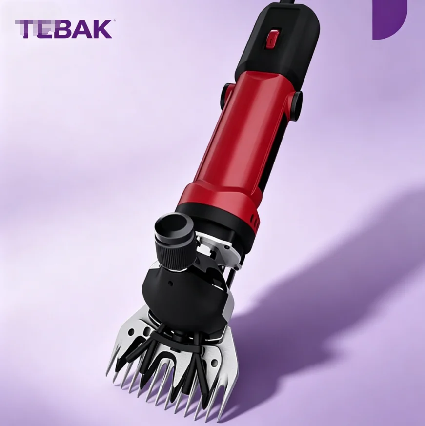 TEBAK Electric Wool Shears High Power Electric Sheep Clippers Wool Scissors