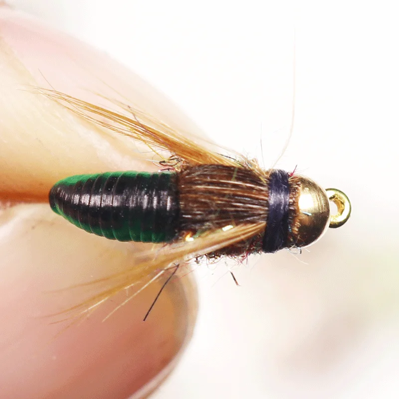 TOPIND Handmade Artificial Bionic Lifelike Fly Fishing Lure