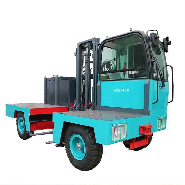 Runtx Engine 8 Ton 10 Ton Electric Side Loader Forklift Side Loading Forklift Truck with Hydraulic Positioner