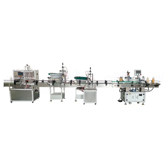 Factory price 750ml olive oil 4/6-head full  automatic bottle filling capping machine production line