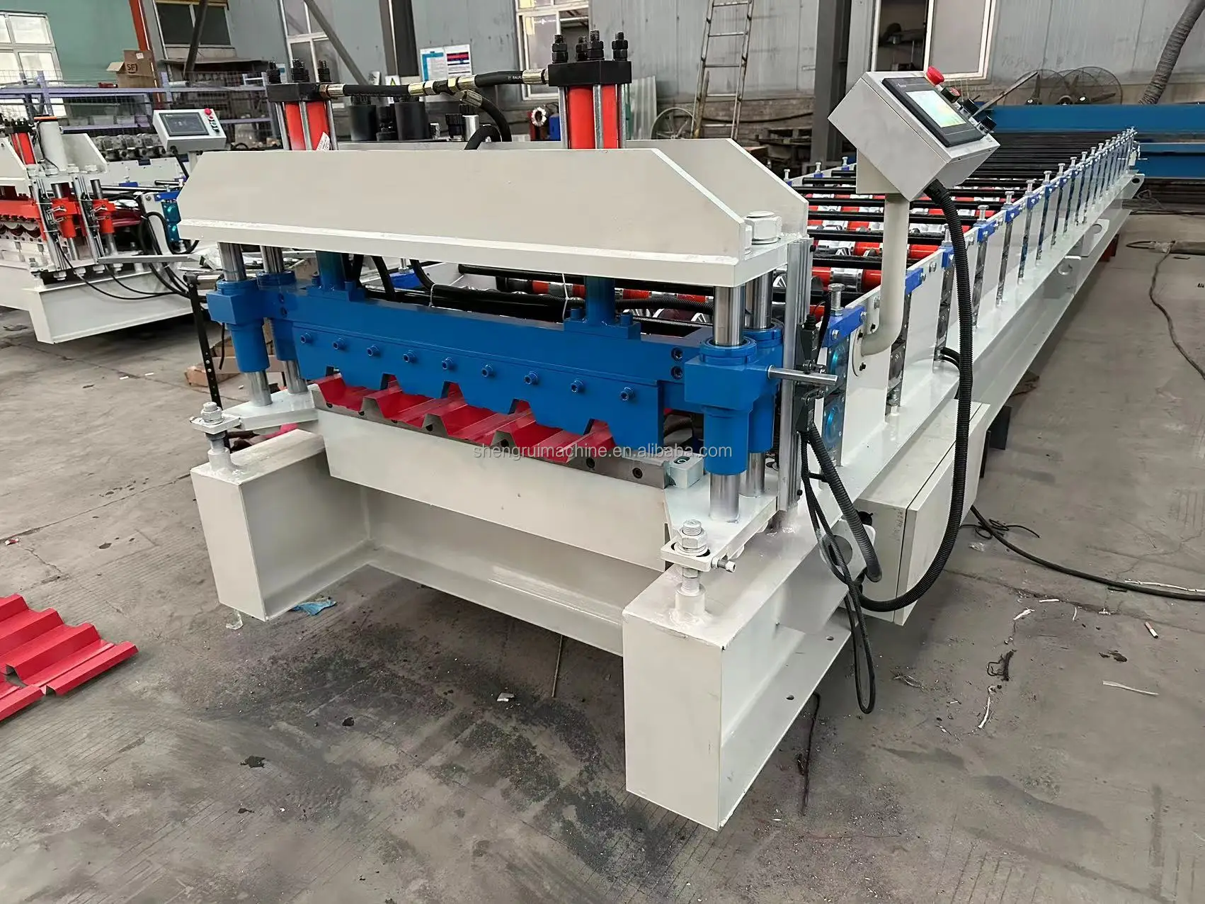 Roll Former Metal Roof Panel Roll Forming Machine Galvanized Sheet ...