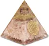 Rose quartz pyramid