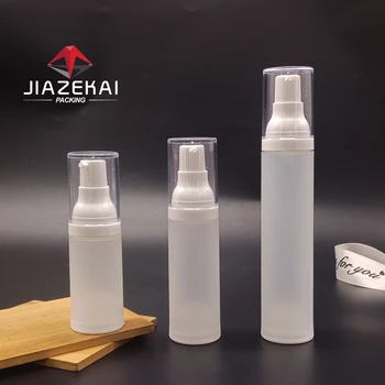 Frosted Sunscreen Airless Pump Bottle PP Material with Pump Sprayer for Skin Care Serum Lotion Cosmetic Packaging Container