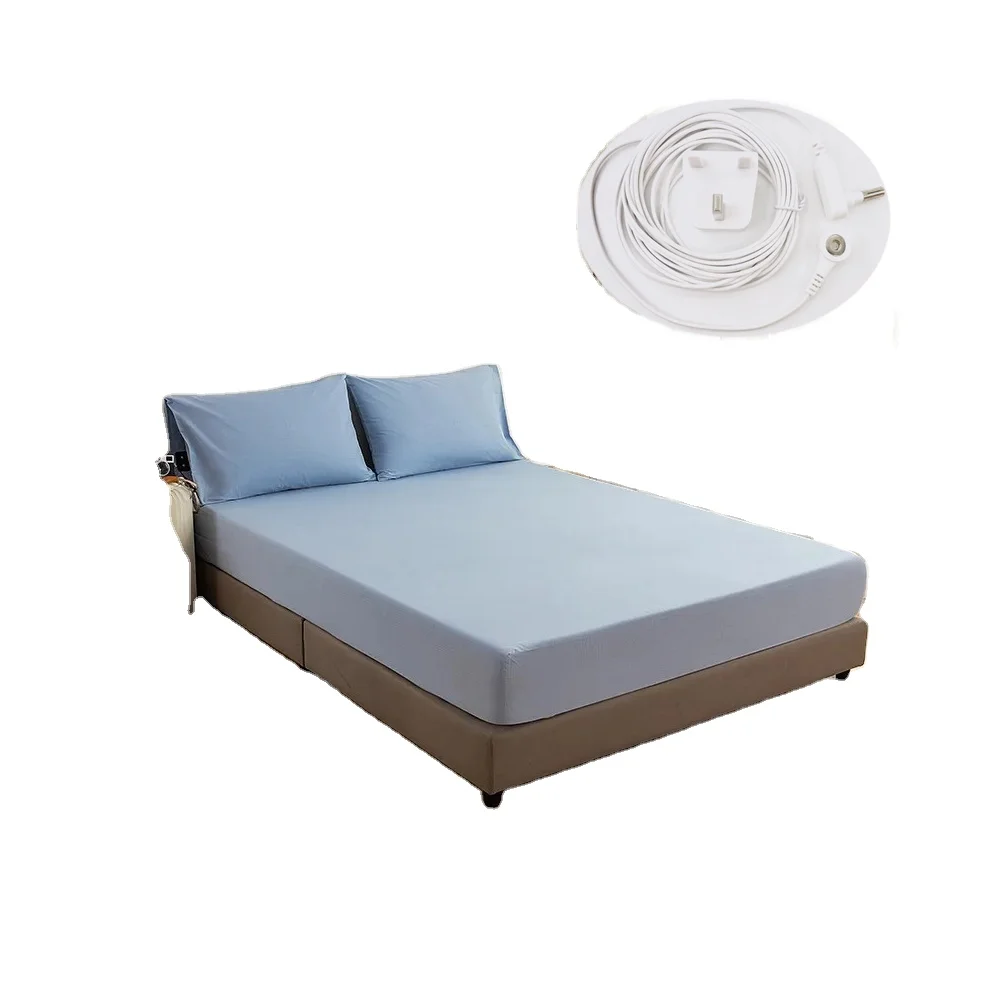 Blue Grounding Sheet For Queen Size Fitted Earthing Sheets Grounding