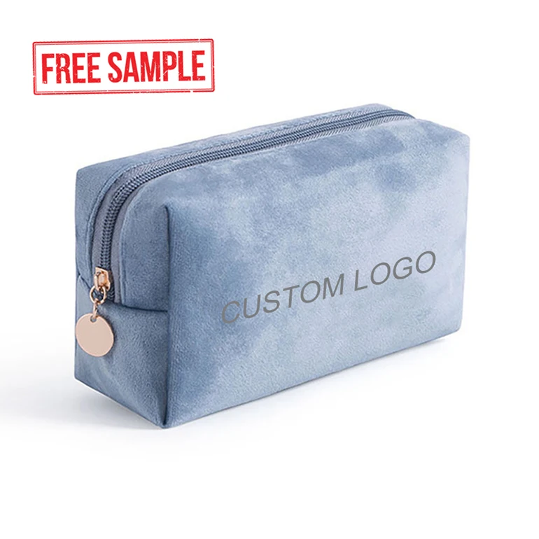 Velvet Big Cosmetic Bag with Zipper Multifunction Travel Makeup Bag - China Make  up Bag and Cosmetic Bag price