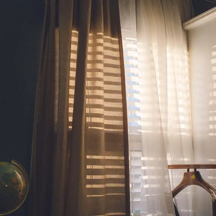 JIAN YA NA 2 Pezzo Tende Trasparenti, Solidi Voile Window Trattamento Tende Grommet Pannello della Tenda per la Camera dei Bambini Camera da Letto Soggiorno Offi 52x84 Pollici Willow & Butterfly