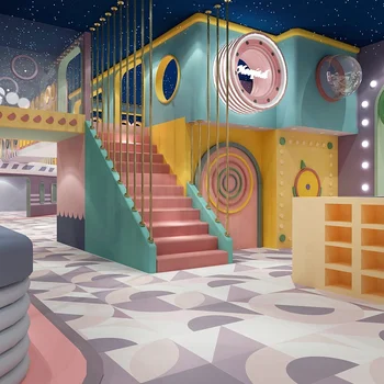 High Quality Indoor Playground Fun Space  Play Center Indoor  Play Set Newest Design Playground Indoor