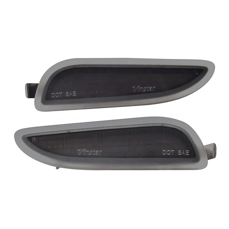 Smoke Front LED Side Marker Lights for 03 06 Mercedes CLK55 AMG CLK500