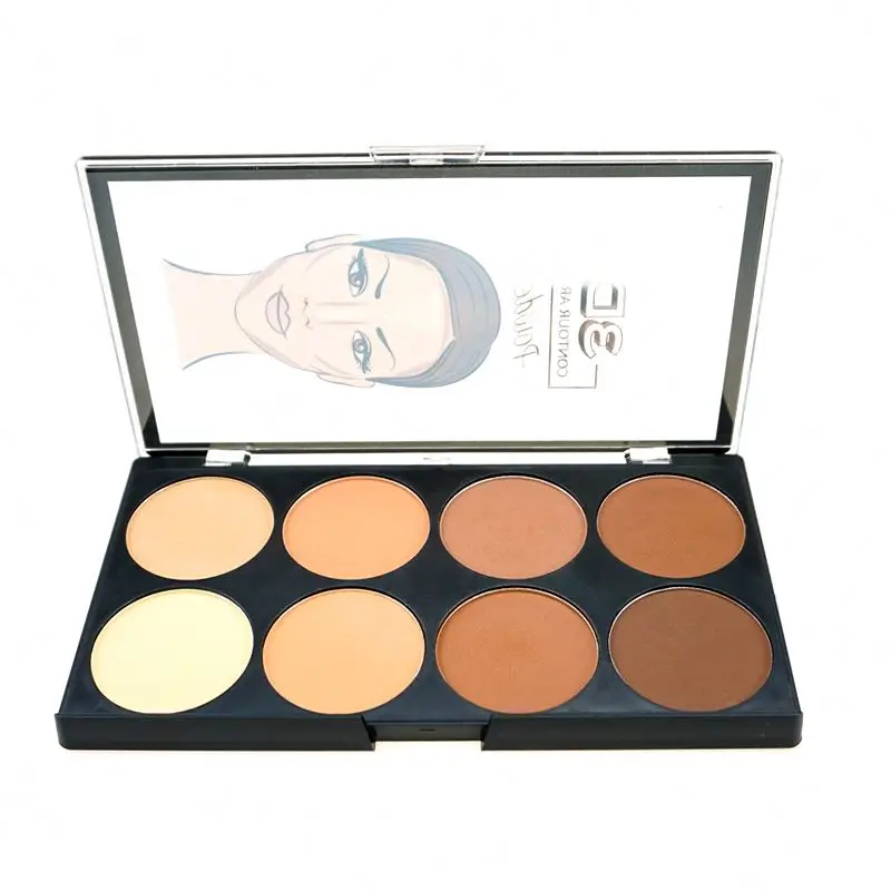 Мерцающий хайлайтер компактный макияж для лица Контурная пудра палитра