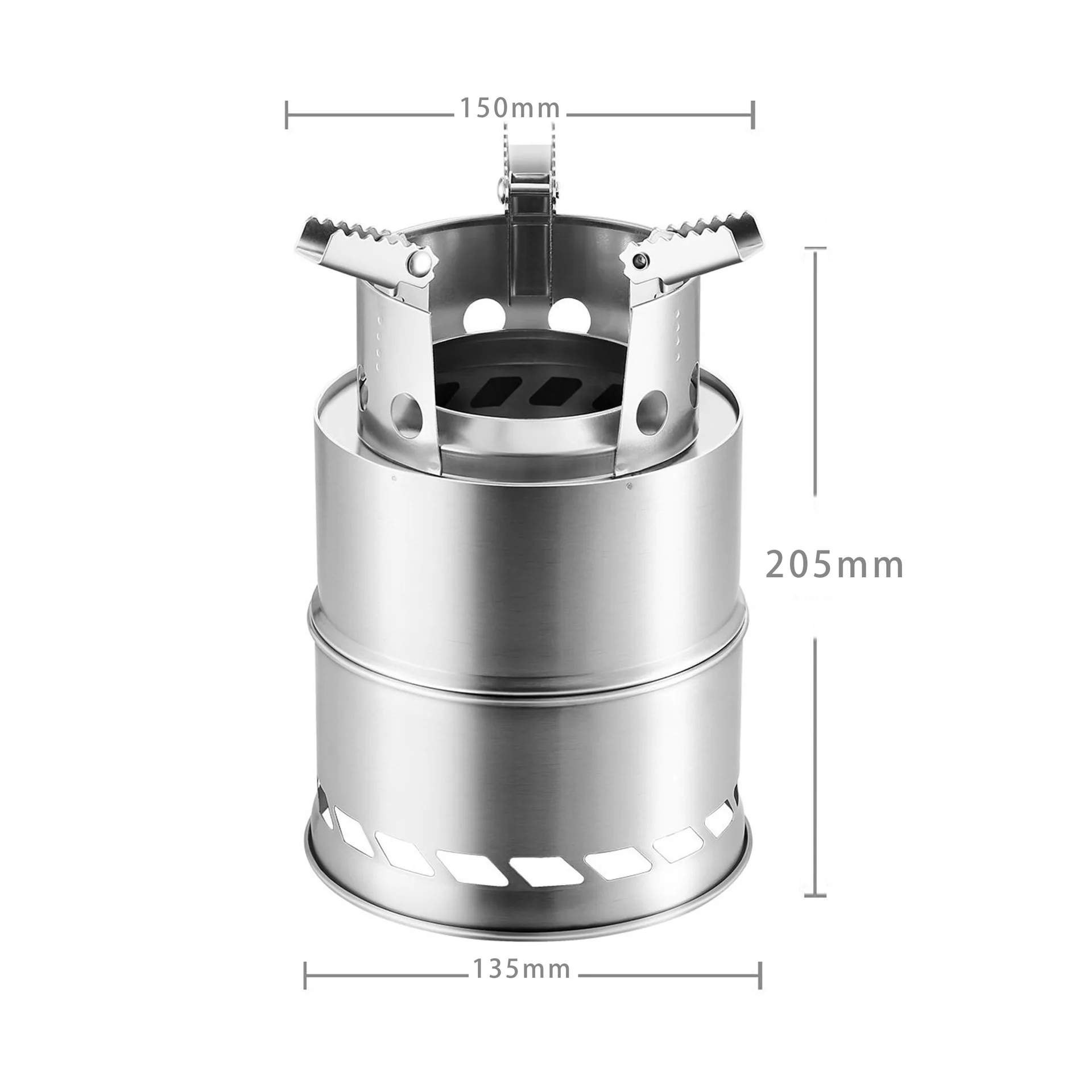 Camping Stove Camp Wood Stove Portable Foldable Stainless Steel Burning  Backpacking Stove for Outdoor| Alibaba.com