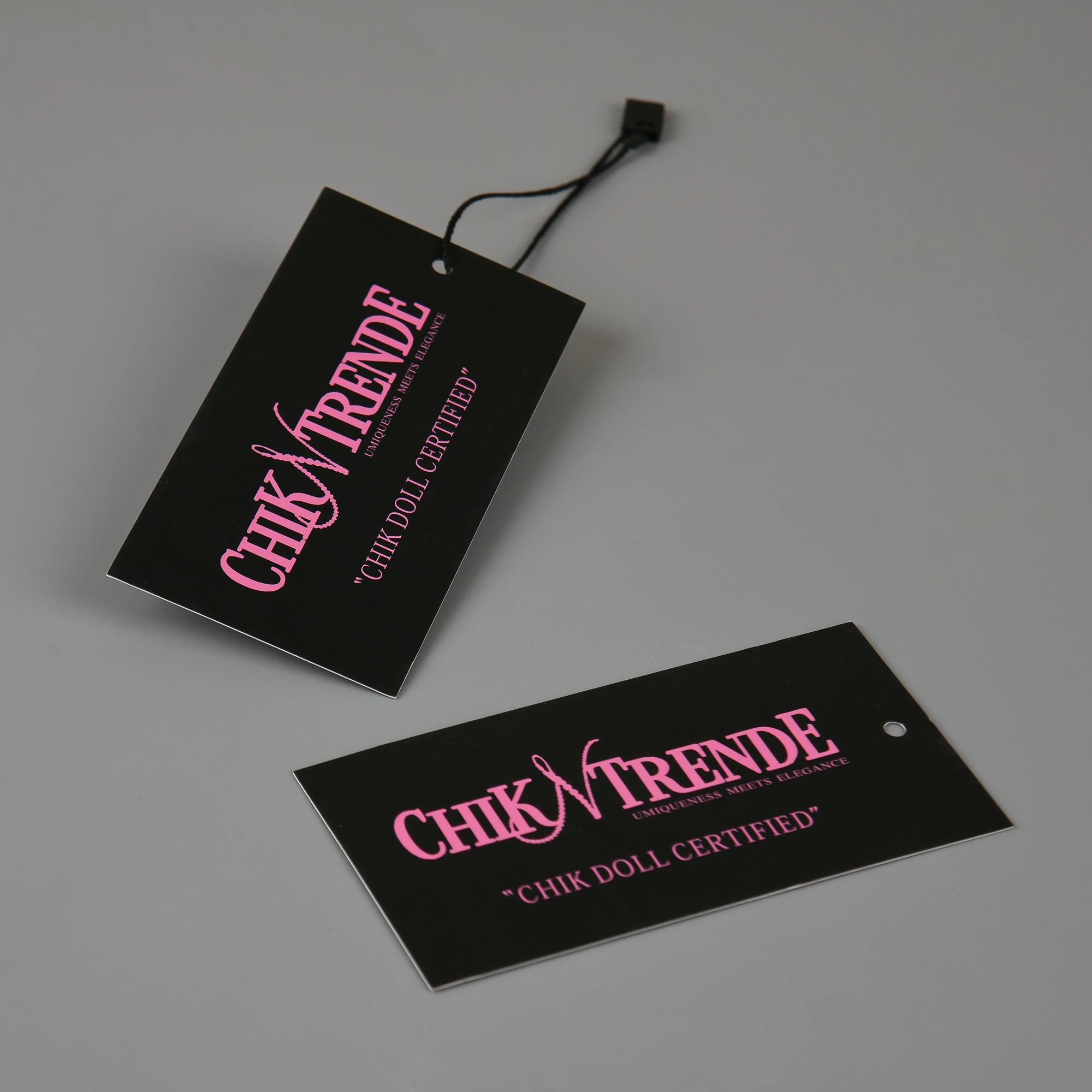 Factory Direct Sales Custom 3D Relief logo Hang Tag Recycled Paper