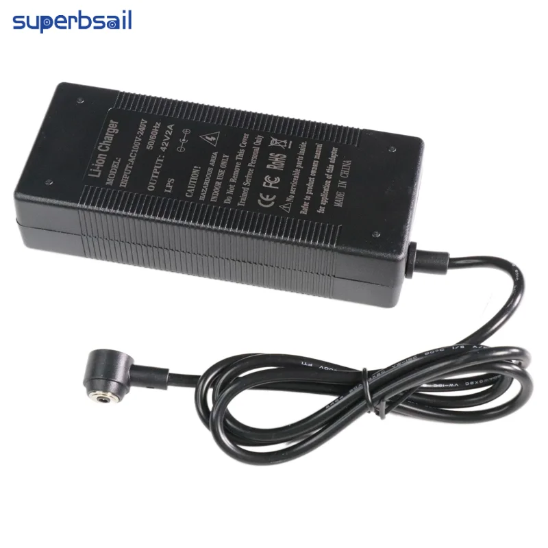 Superbsail 42V 2a Charger For Xiaomi Scooter Mi 4 Pro Power Supply Adapter 42V 2A Mijia Mi4 Pro Electric Skateboard Accessory manufacture