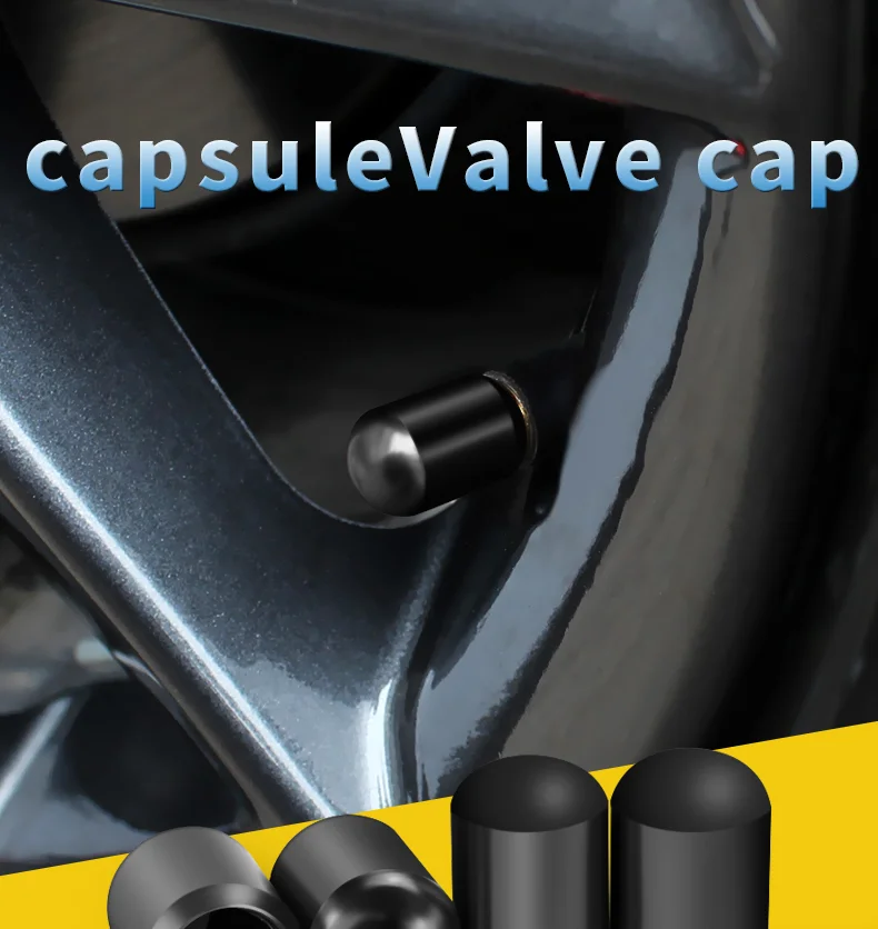 Car Tire Valve Caps Stem Cover Skull Middle Finger Air Dust Caps Tire