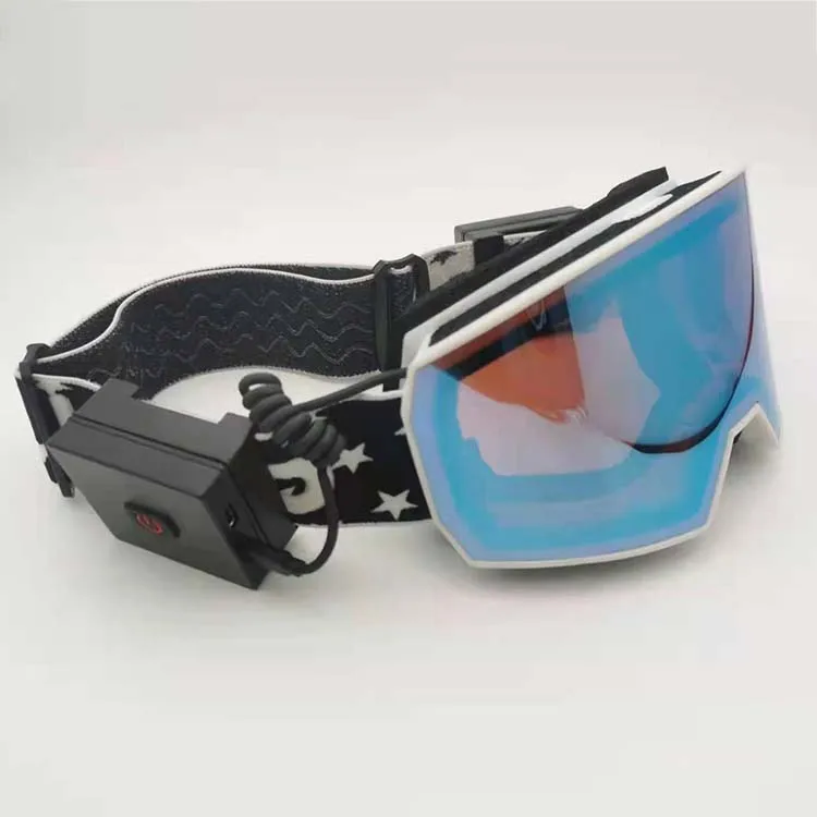 Custom Battery Power Electrically Heated Snowmobile Snow Ski Goggles