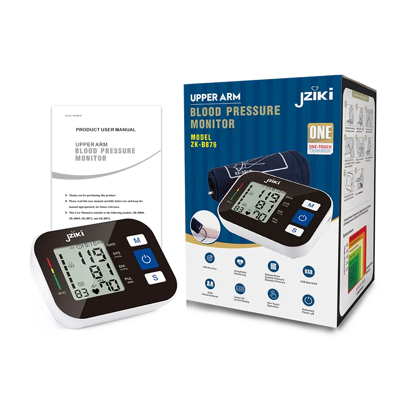 JZIKI 2020 Health monitoring devices digital electronic blood pressure monitors with usb