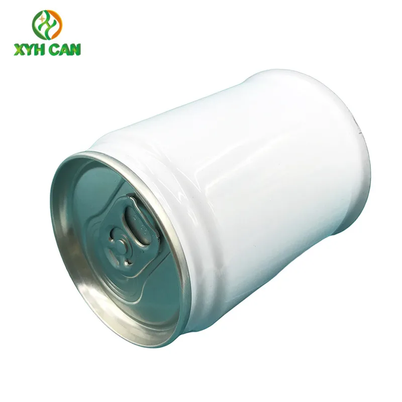 100ml Round Metal Tin Can Packaging for Alcohol Whisky Rum Gin Vodka Tequila Tea Coffee Beverage Wine Energy Drink Juice